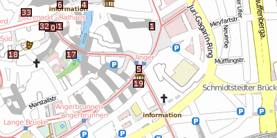 Anger  Erfurt Stadtplan