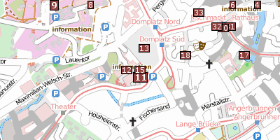 Stadtplan Domstufen