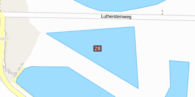 Stadtplan Erfurter Seen