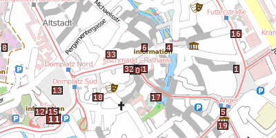 Fischmarkt  Stadtplan