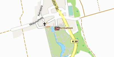 Stadtplan Schloss Molsdorf Erfurt