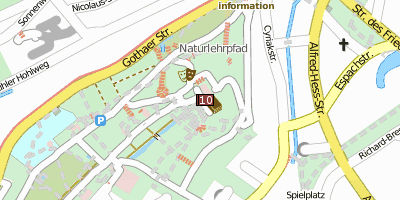 Stadtplan Zitadelle Cyriaksburg